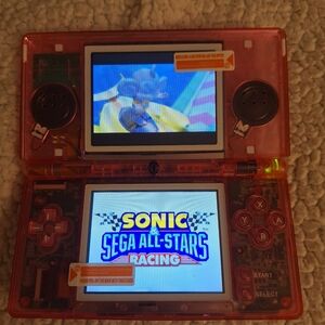 Refurbished Original Nintendo DS Lite Console Clear Pink